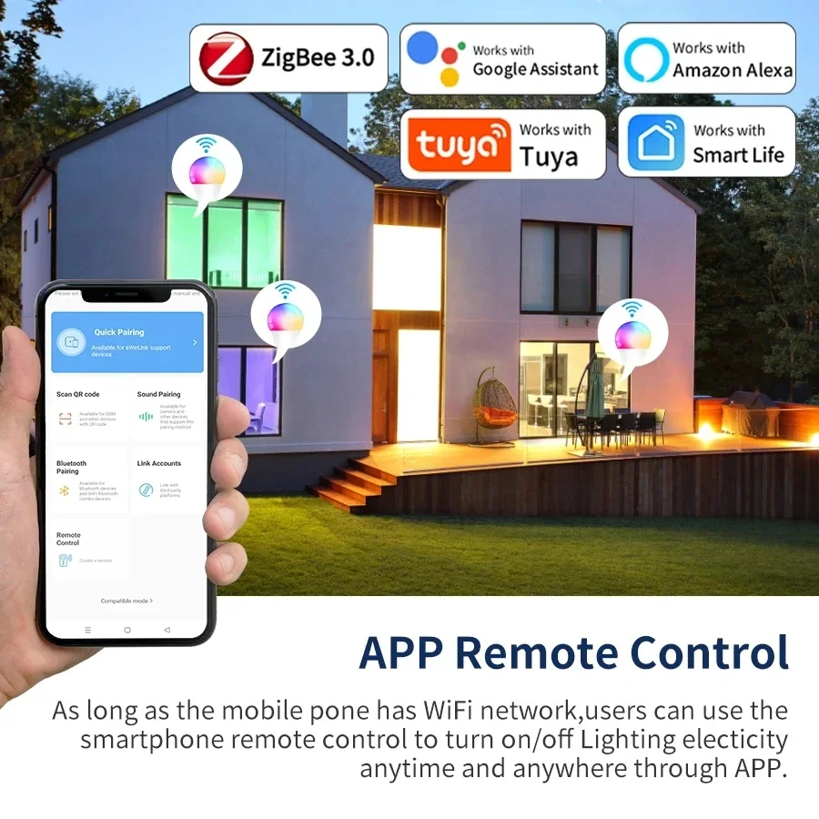 e27 e26 tuya smart bulb ac 85 265v wifi bluetooth zigbee led light rgb lamp spotlight ampoules remote group control smart life e27 e26 tuya smart bulb ac 85 265v wifi bluetooth zigbee led light rgb lamp spotlight ampoules remote group control smart life