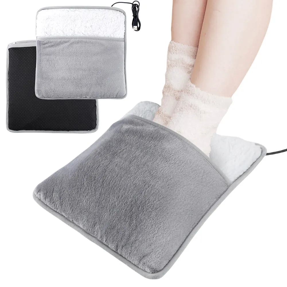 household feet warmer heater usb soft plush thermal blanket feet foot warming mat heating slippers for home office bedroom household feet warmer heater usb soft plush thermal blanket feet foot warming mat heating slippers for home office bedroom