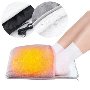 winter electric foot heating pad usb household feet warmer heater feet foot warming mat heating slippers for home office bedroom