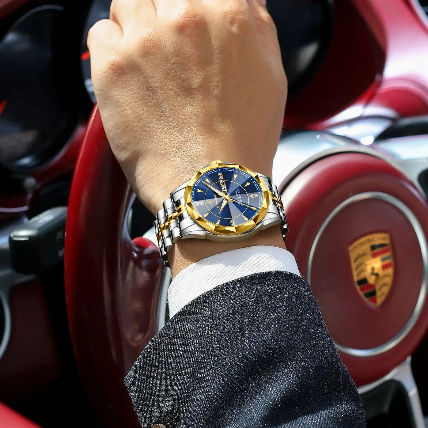 poedagar luxury fashion man clock top business waterproof luminous date week men's watches quartz stainless steel men wristwatch poedagar luxury fashion man clock top business waterproof luminous date week men's watches quartz stainless steel men wristwatch