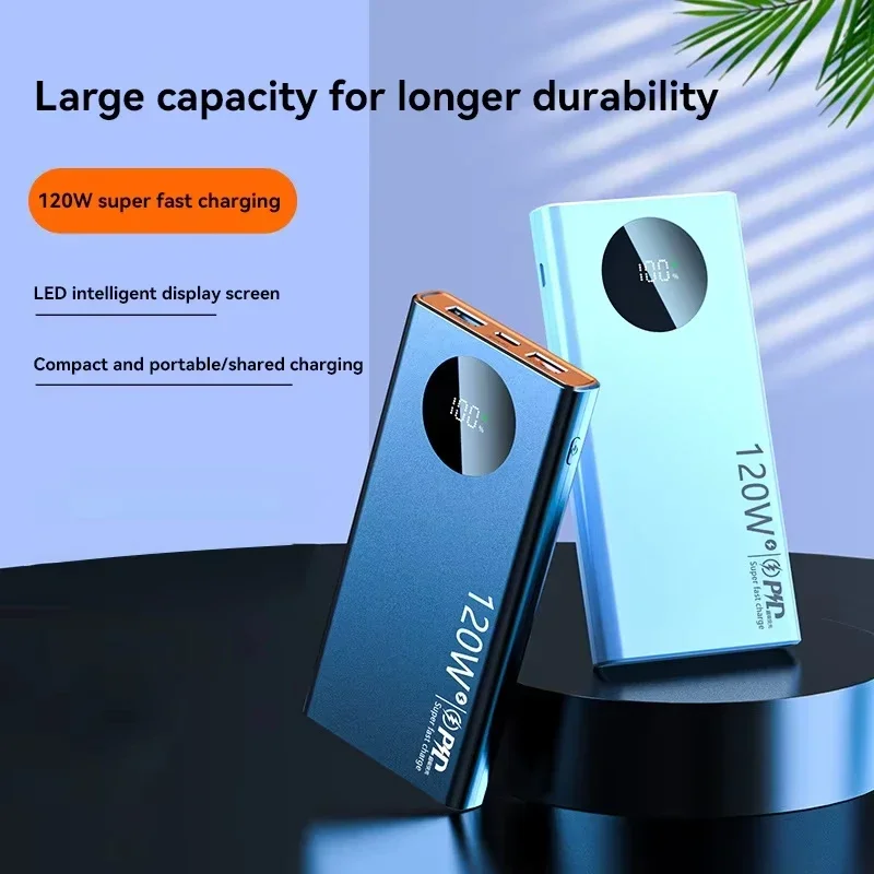 lenovo 50000mah 120w high capacity power bank super fast charge powerbank portable battery charger for iphone samsung lenovo 50000mah 120w high capacity power bank super fast charge powerbank portable battery charger for iphone samsung